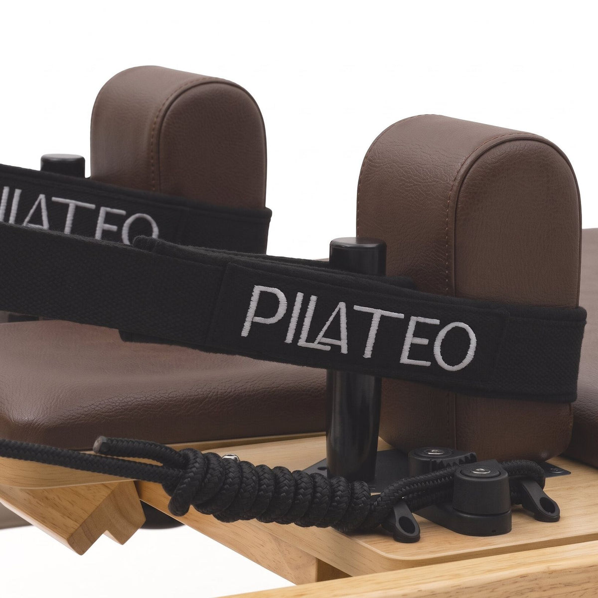 Pilates Reformer Studio Classic Mokka, Fußschlaufen