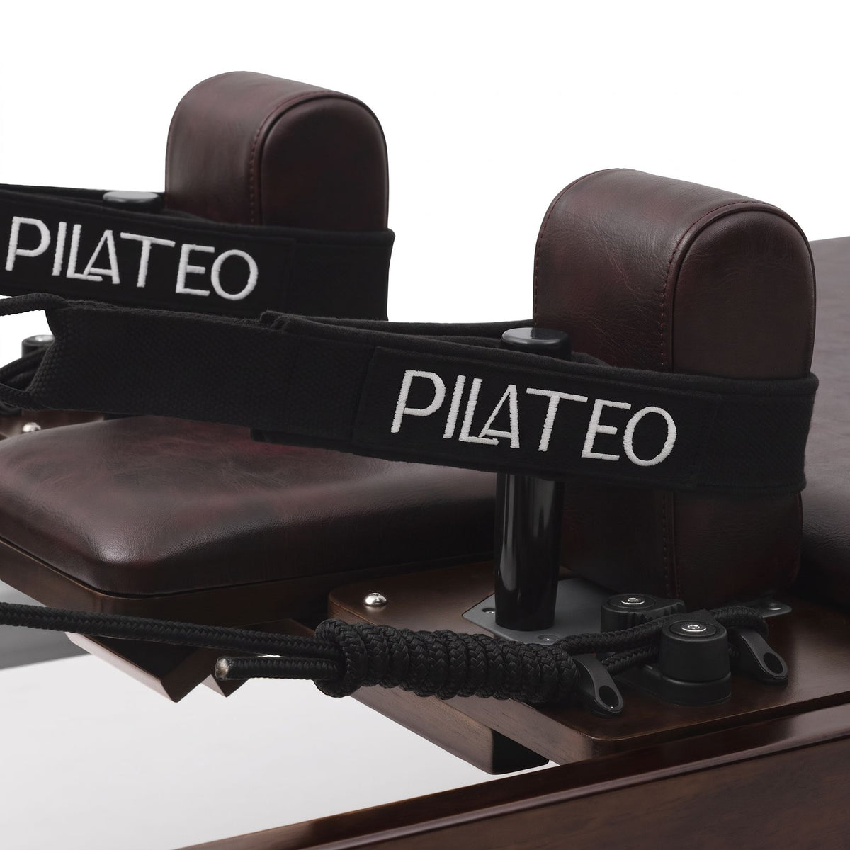 Pilates Reformer Studio Prestige Weinrot, Fußschlaufen