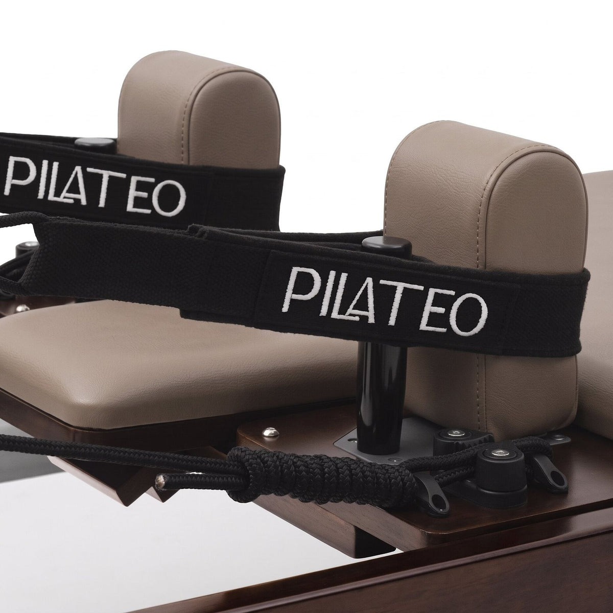 Pilates Reformer Studio Prestige Taupe, Fußschlaufen