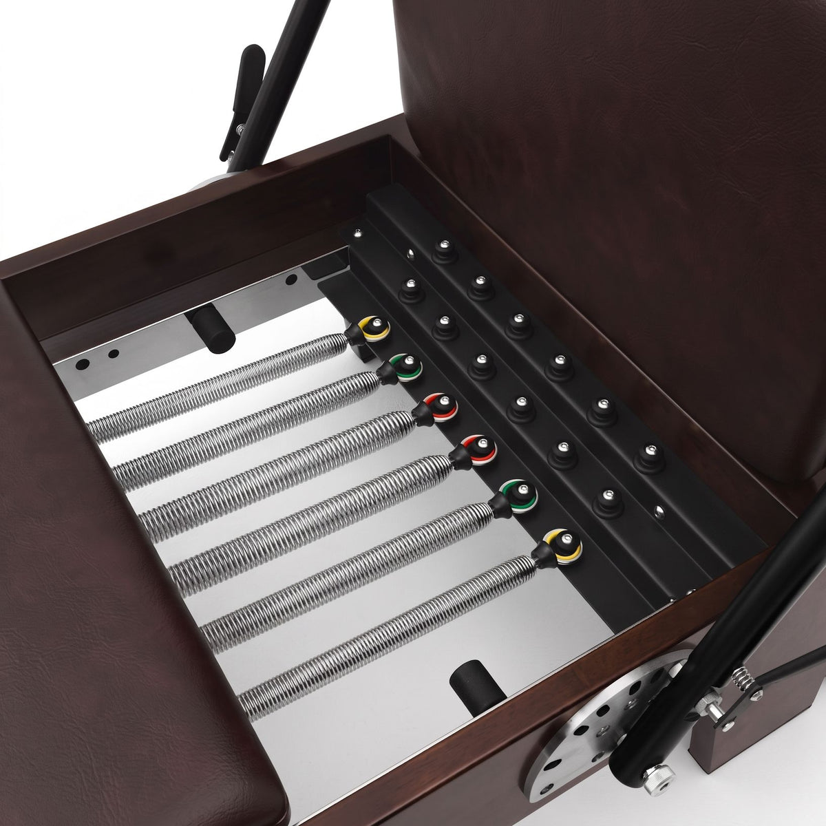 Pilates Reformer Studio Prestige Weinrot, Federn